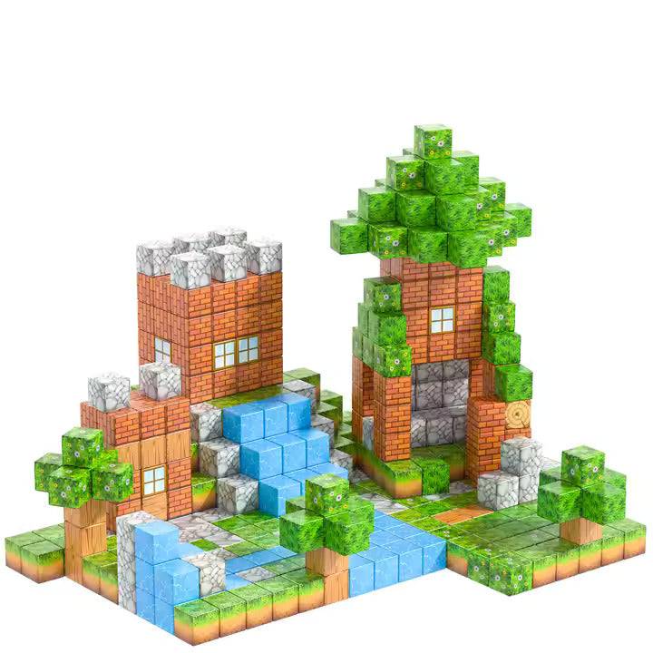 Minecraft magnetne kocke sa svijetlećim elementima