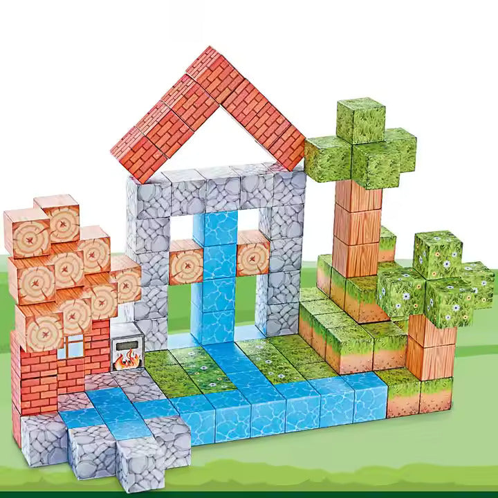 Minecraft magnetne kocke sa svijetlećim elementima