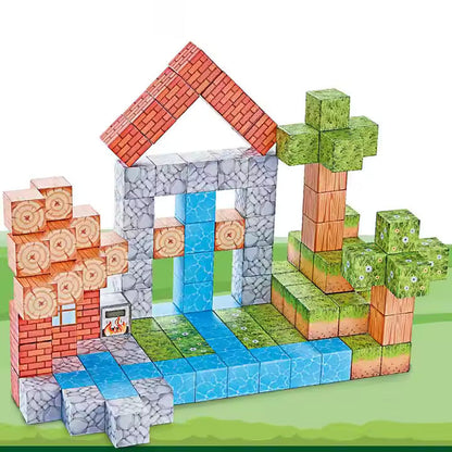 Minecraft magnetne kocke sa svijetlećim elementima
