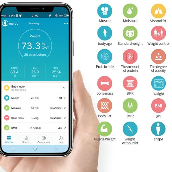 Pametna Digitalna Vaga – Precizno Mjerenje za Zdraviji Život!