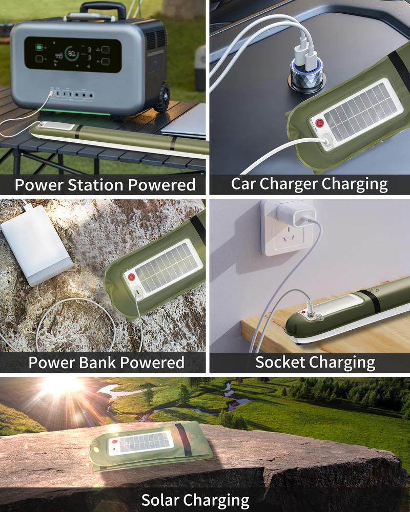 LED kamp lampa – solarno i USB punjenje