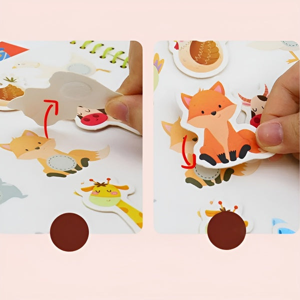 MobiSticker Montessori knjiga za istraživanje vozila i naljepnice