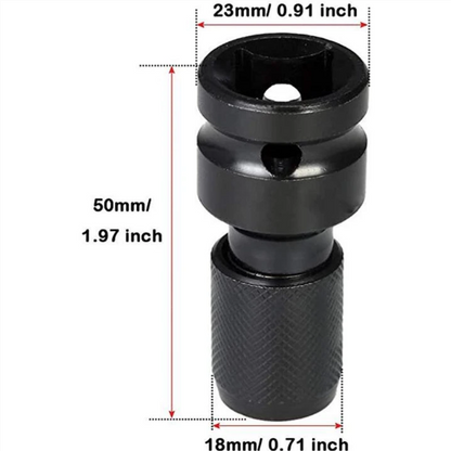 Adapter za nasadni ključ 1/2" na 1/4" bit nastavke 1+1 GRATIS
