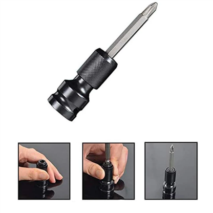Adapter za nasadni ključ 1/2" na 1/4" bit nastavke 1+1 GRATIS