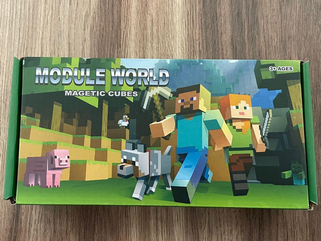Minecraft magnetne kocke sa svijetlećim elementima