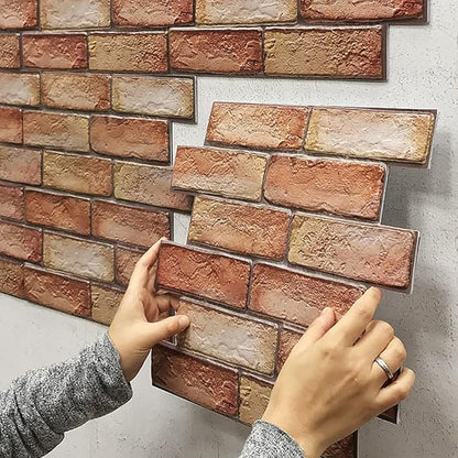 Samoljepljiva 3D tapeta s dezenom cigle