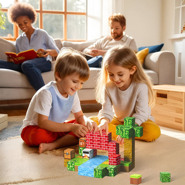 Minecraft magnetne kocke sa svijetlećim elementima
